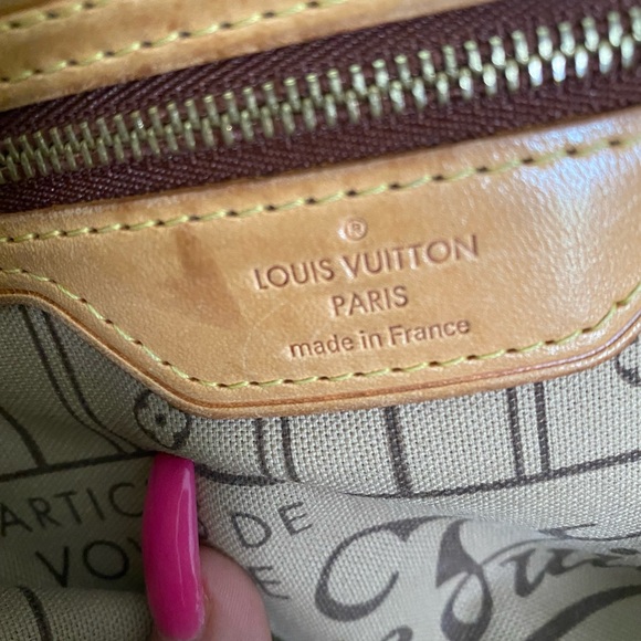 Authentic Vintage Louis Vuitton up cycle with boho leather fringe - Picture 2 of 10